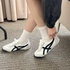 [GIRLS GOOB] Women's Lace Up Casual Comfort Sneakers, Classic Fashion Shoes, Synthetic Leather - Made in KOREA